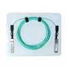InfiniBand/optinio pluošto AOC kabelis BlueOptics BO353503J15MIN — 15 m, OM3, SFP+ į SFP+, Aqua spalva