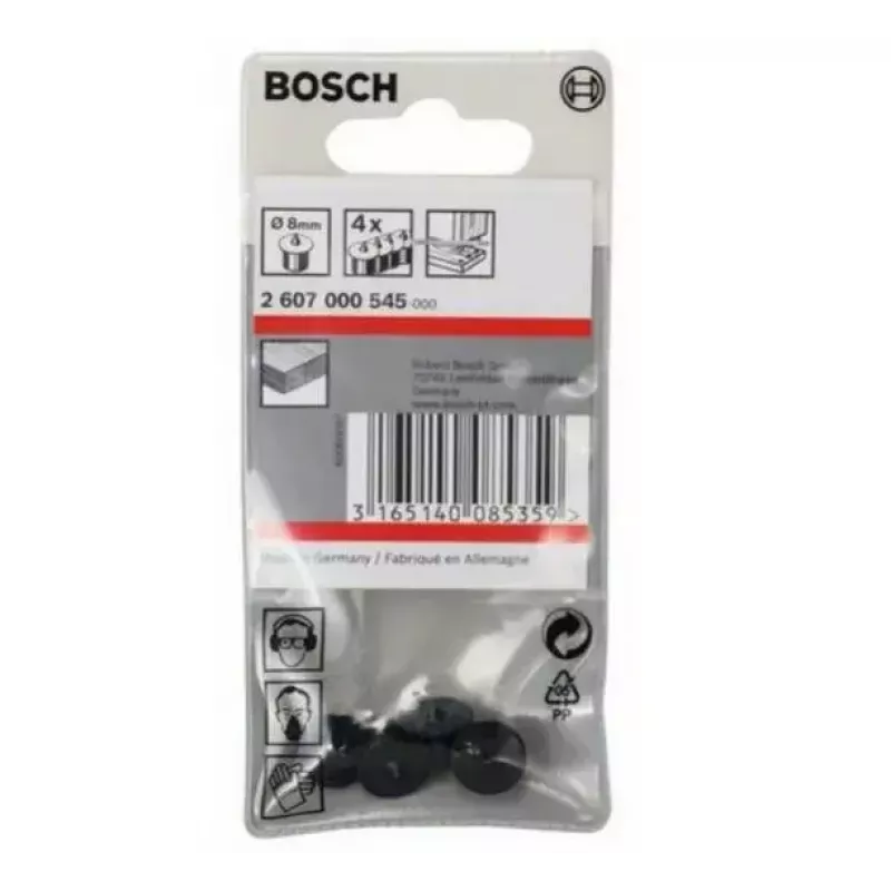 Gręžimo priedas Bosch 2 607 000 545 juodas 8 mm skersmuo 4 vnt.