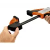 Replinis spaustuvas Bahco QCB-150 15 cm Juodas Oranžinis