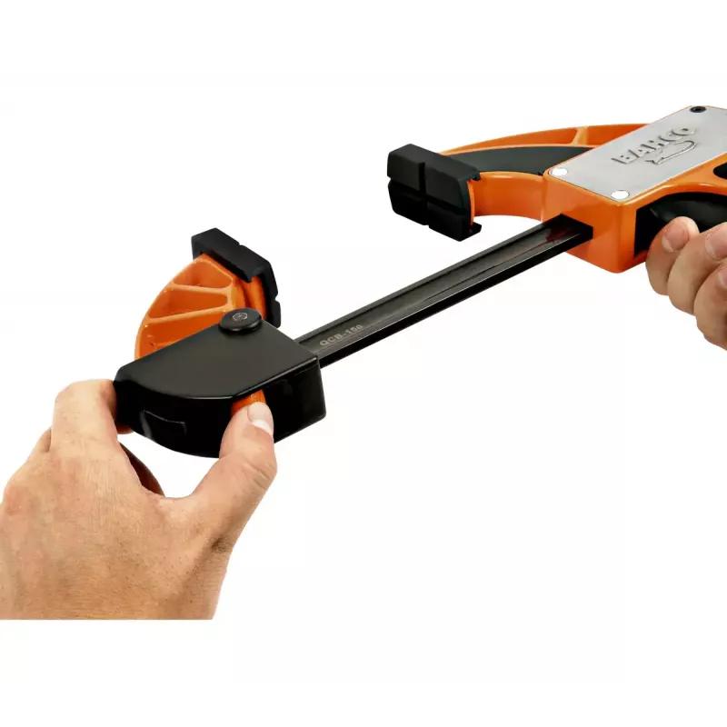 Replinis spaustuvas Bahco QCB-150 15 cm Juodas Oranžinis