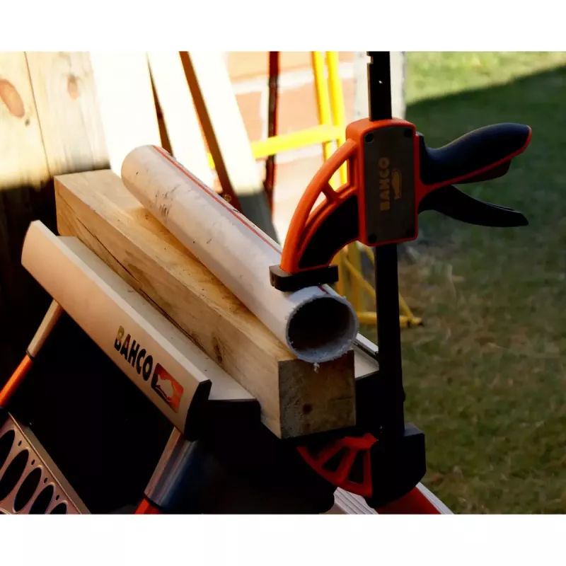 Replinis spaustuvas Bahco QCB-150 15 cm Juodas Oranžinis