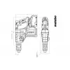 Smūginis gręžtuvas Metabo KH 18 LTX BL 28 Q 1000 RPM SDS Plus