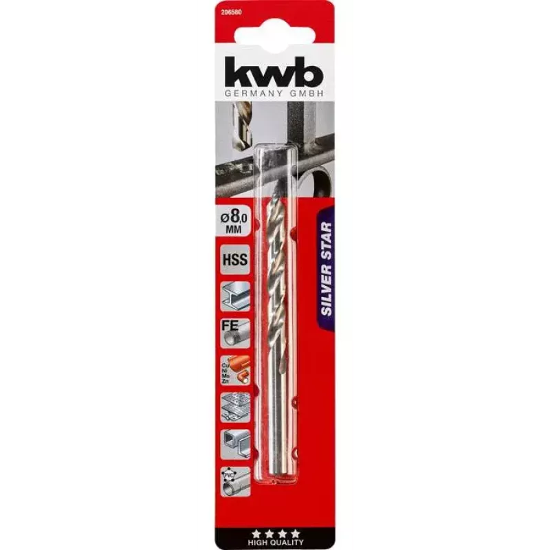 Grąžtas KWB 206580 8mm 1 vnt.