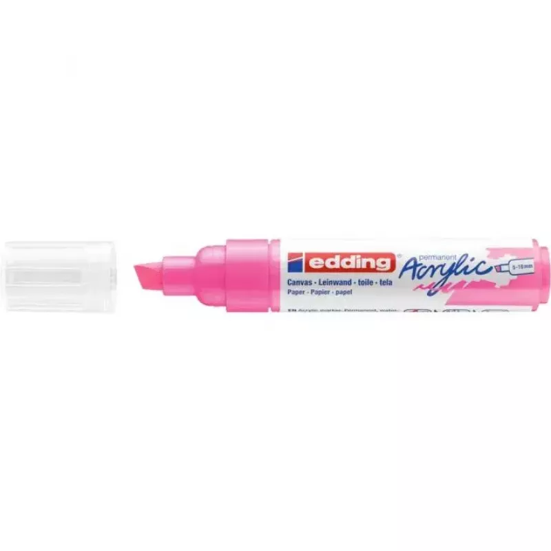 Marker Edding 5000 Chisel tip Pink 1 pc