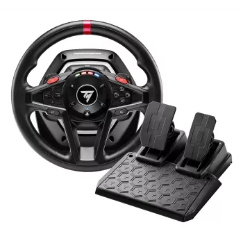 Thrustmaster T128 SimTask Farming Pack juodas vairas + pedalai + pavarų perjungiklis PC, PlayStation 4, PlayStation 5