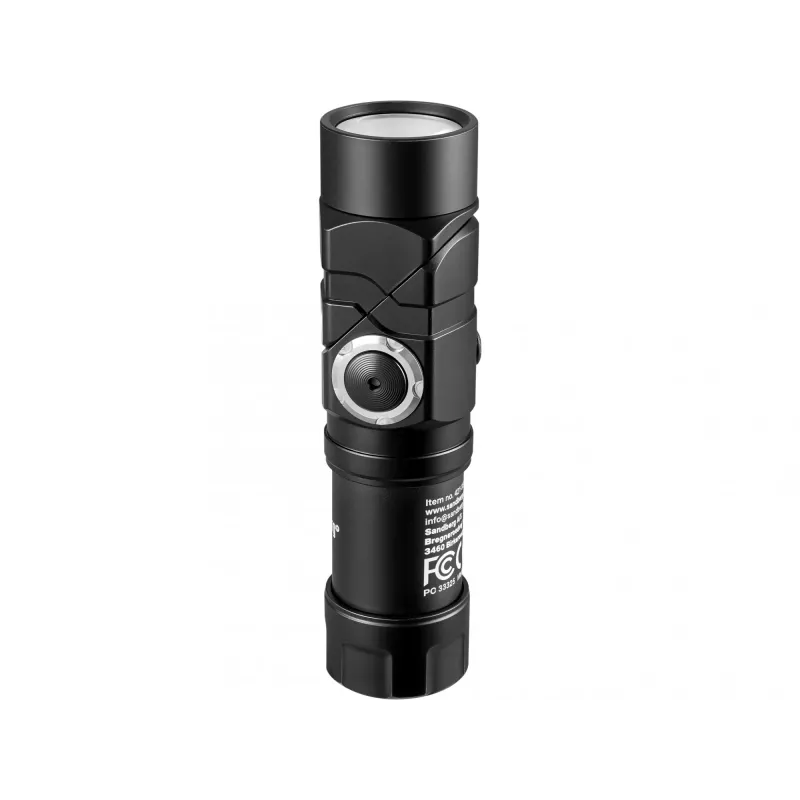 Sandberg Headlamp 500 Duo, galvos juostos žibintuvėlis, juoda, aliuminis, IP44, LED, 25 lm