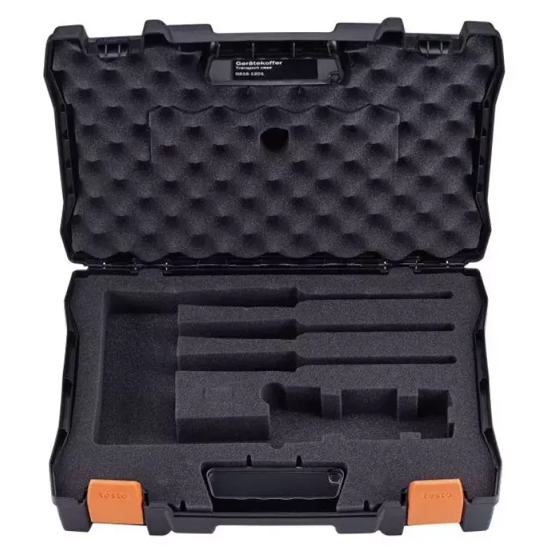 Testo 0516 1201 juodas plastikinis įrankių laikymo dėklas