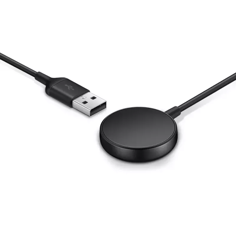 Samsung EP-OR825 išmaniojo laikrodžio belaidis įkroviklis, juodas, USB, vidaus
