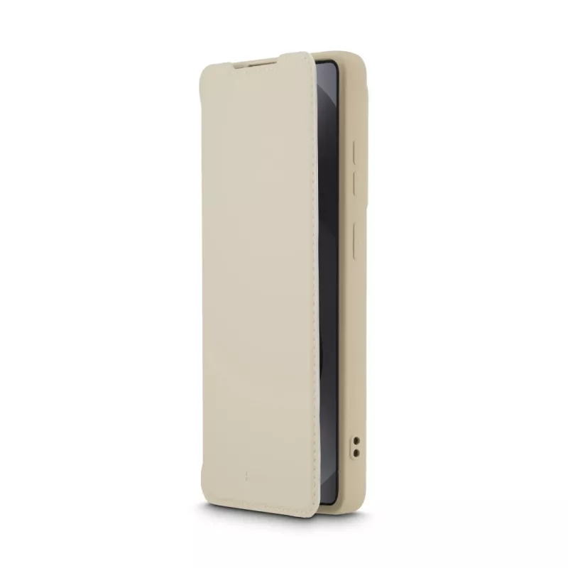 Folio mobiliojo telefono dėklas HAMA Fantastic Feel, skirtas Galaxy S26 Ultra, 17,5 cm (6,9 col.), smėlio spalvos, 2 kortelių kišenės