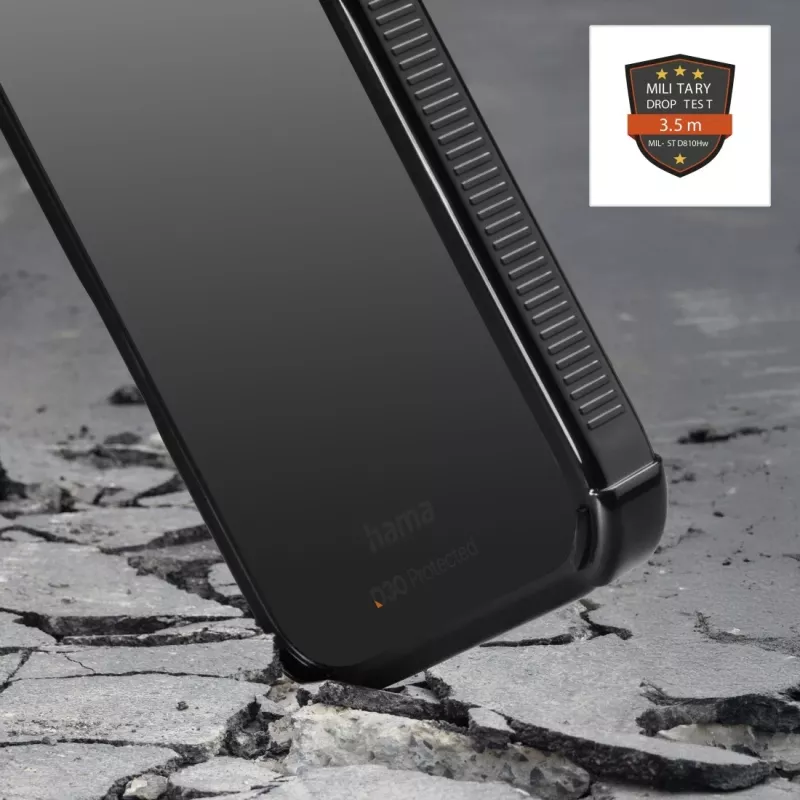 Mobiliojo telefono dėklas HAMA Extreme Protect Samsung Galaxy S26 Ultra, 17,5 cm (6,9 col.), juodas