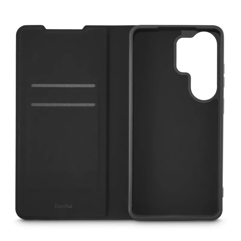Folio tipo mobiliojo telefono dėklas HAMA Daily Protect Samsung Galaxy S26 Ultra, 17,5 cm (6,9 col.), juodas, 2 kortelių kišenės, stalinis stovas