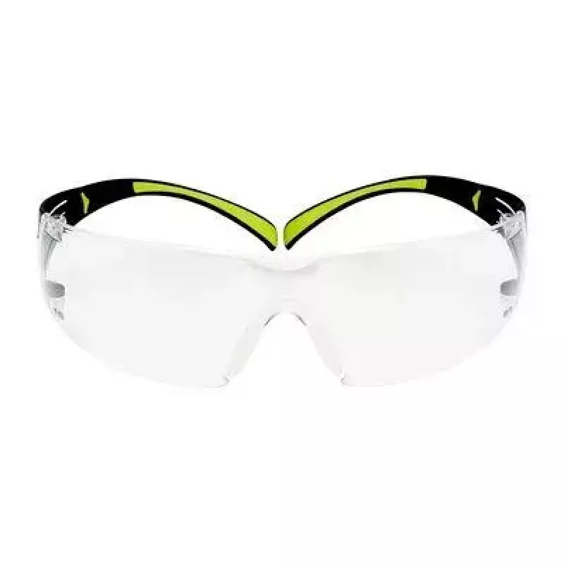 Apsauginiai akiniai 3M SF4000CC1 — plastikiniai apsauginiai akiniai, permatomas lęšis, juoda/žalia