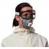 Dulkių kaukė 3M 9922C2, daugkartinio naudojimo respiratoriaus tipo, pakuotėje 2 vnt., antracito spalvos