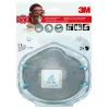 Dulkių kaukė 3M 9922C2, daugkartinio naudojimo respiratoriaus tipo, pakuotėje 2 vnt., antracito spalvos