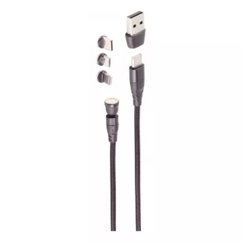 USB laidas ShiverPeaks BS14-19021 2 m USB A/USB C mėlynas