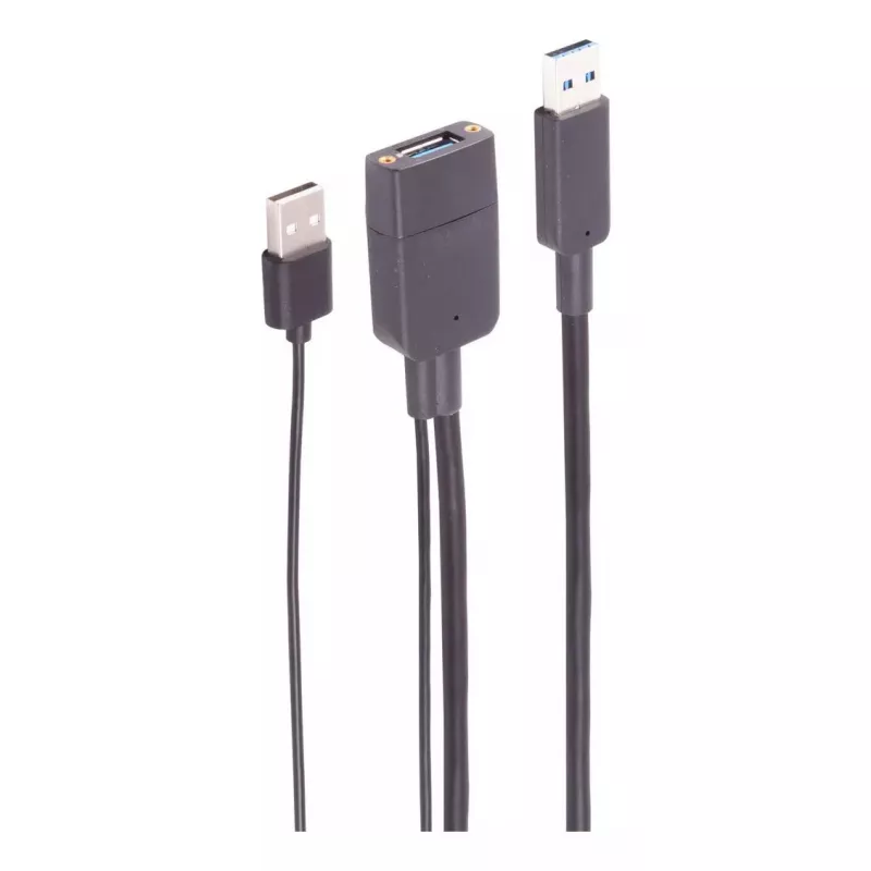 USB kabelis ShiverPeaks BS30-37075 10 m USB 3.2 Gen 2 juodas