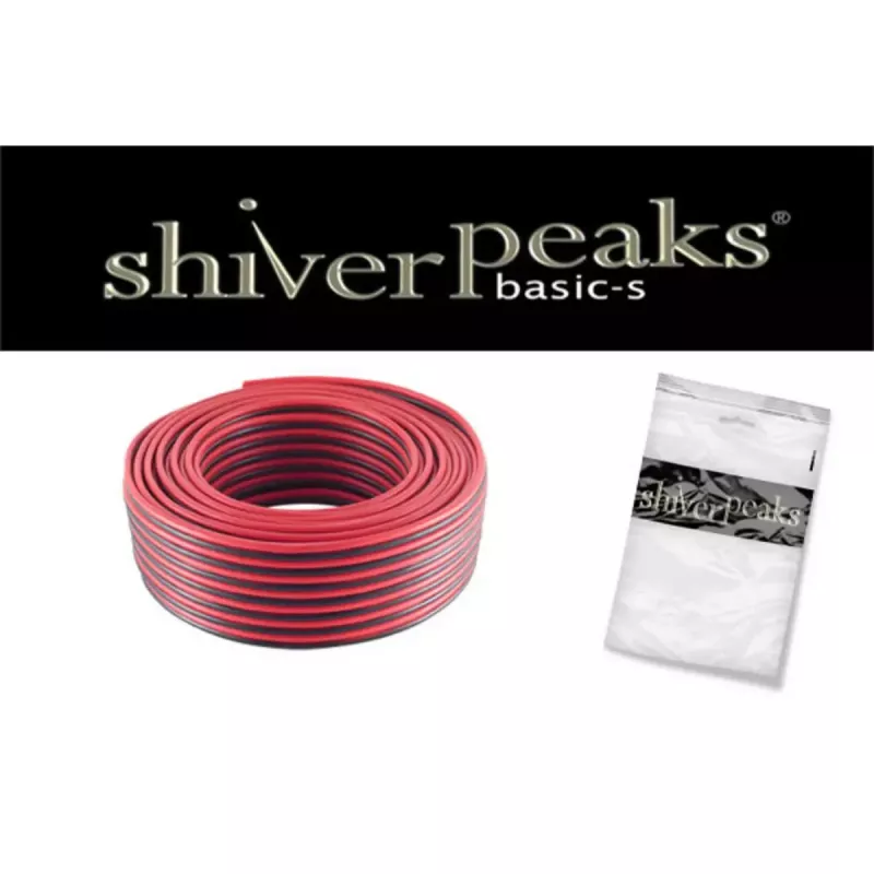 Garso kabelis ShiverPeaks BS06-151005 100 m juodos ir raudonos spalvos