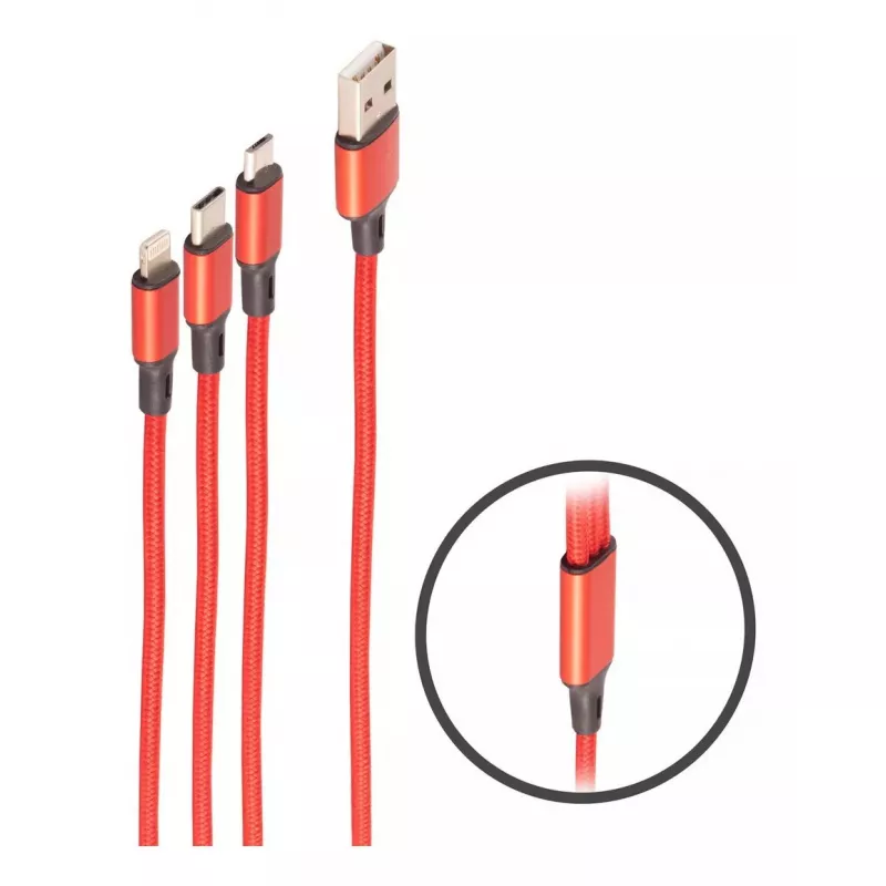 USB kabelis ShiverPeaks BS14-50070 1,2 m USB A USB C Micro-USB B Juodas