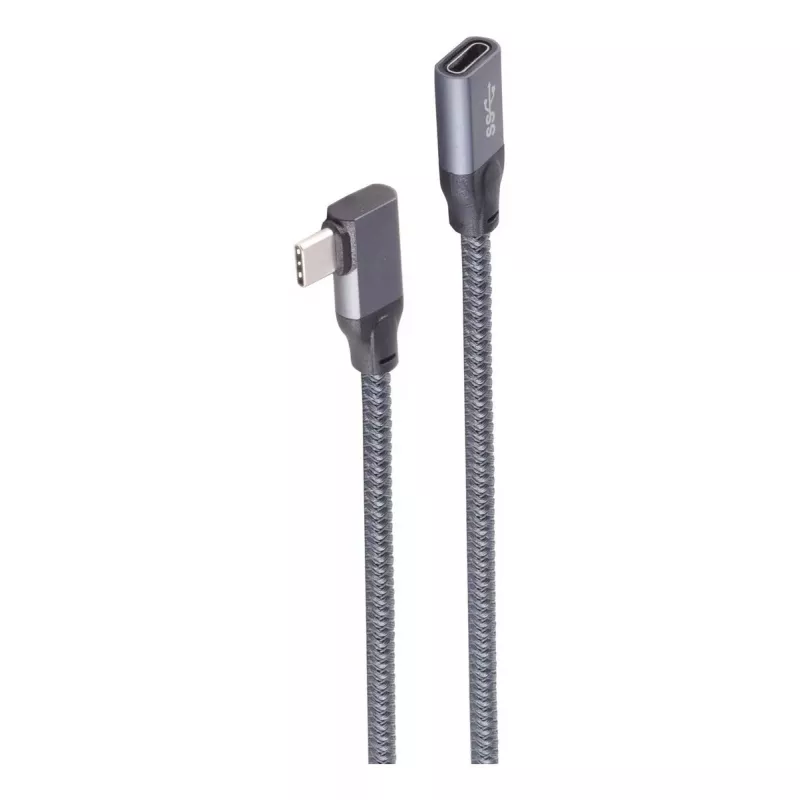 USB laidas ShiverPeaks BS13-56030 2m USB 3.2 Gen 2x2 pilkas