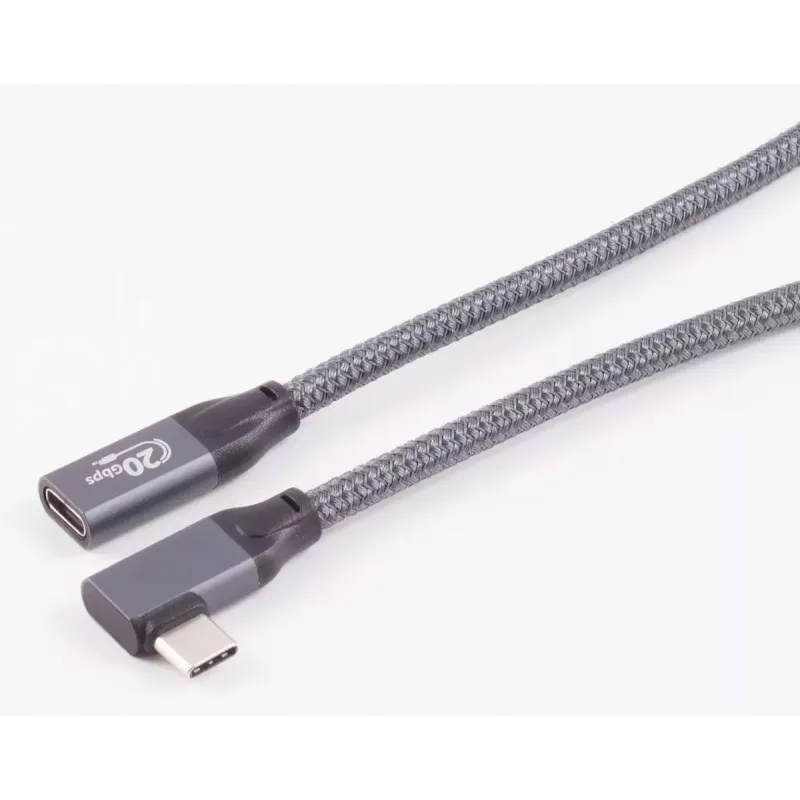 USB laidas ShiverPeaks BS13-56150 1.5m USB 3.2 Gen 2x2 Pilkas