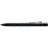 Tušinukas Faber-Castell 243999 — prisegamas įtraukiamas, mėlynas rašalas, vidutinis antgalis, juodas korpusas, 1 vnt.