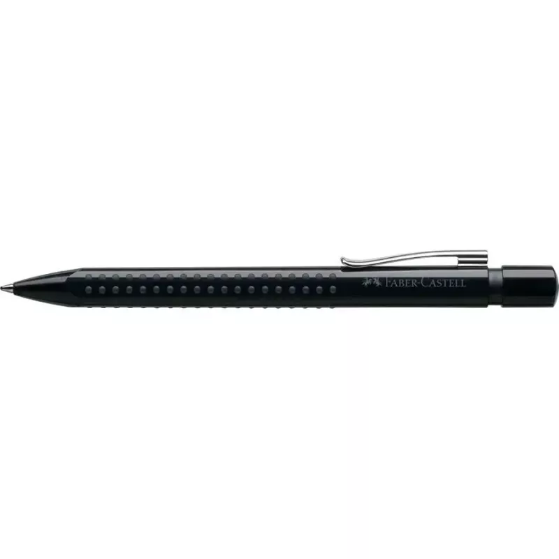 Tušinukas Faber-Castell 243999 — prisegamas įtraukiamas, mėlynas rašalas, vidutinis antgalis, juodas korpusas, 1 vnt.