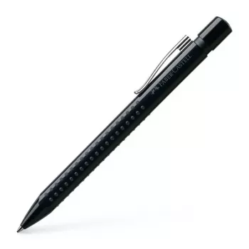 Tušinukas Faber-Castell 243999 — prisegamas įtraukiamas, mėlynas rašalas, vidutinis antgalis, juodas korpusas, 1 vnt.