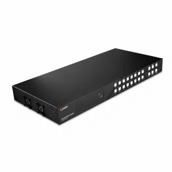 Lindy 16x16 HDMI 4K60 Matrix, HDMI, HDMI, 3,5 mm, 3840 x 2160 pikselių, juoda, metalinė