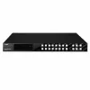 Lindy 16x16 HDMI 4K60 Matrix, HDMI, HDMI, 3,5 mm, 3840 x 2160 pikselių, juoda, metalinė