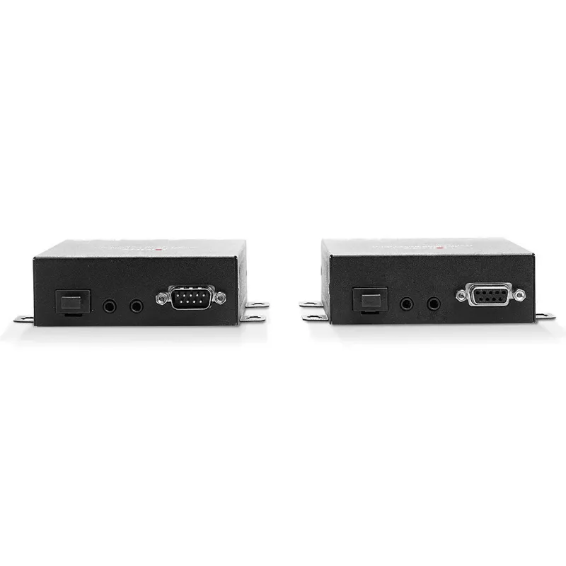 Lindy 300m Fibre Optic HDMI 4K60 and USB KVM Extender, siųstuvas ir imtuvas, laidinis, 300 m, 3840 x 2160 pikselių, juoda, metalas