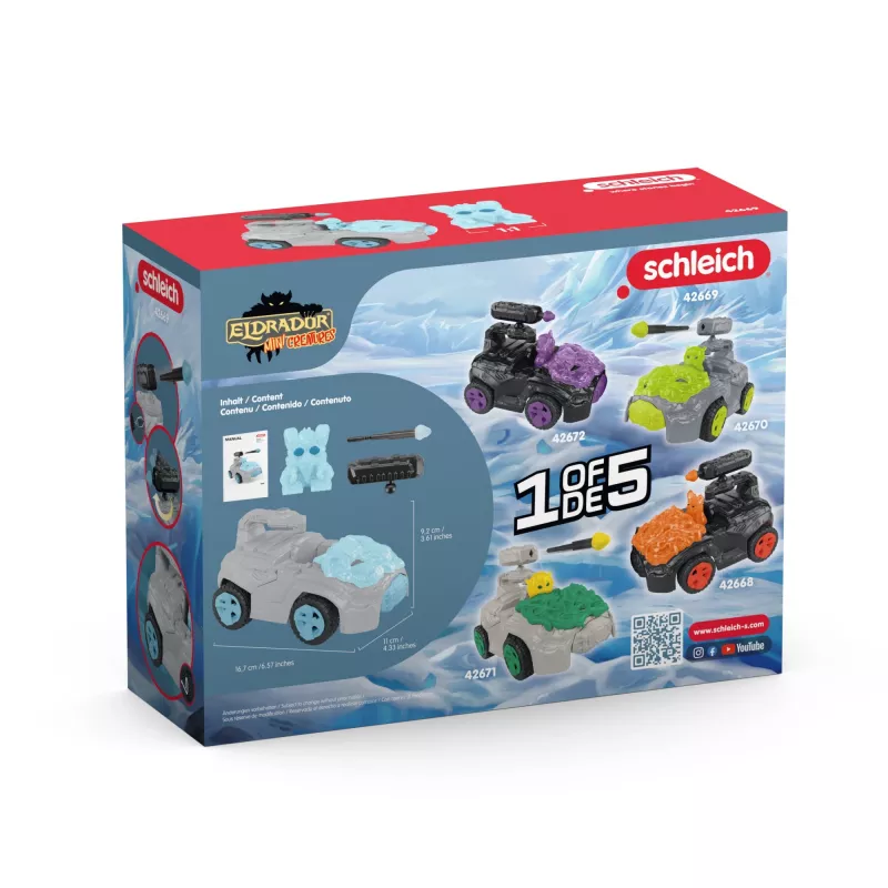 Vehicle Schleich ELDRADOR CREATURES Ice CrashMobile Mini Creature 7-12 years