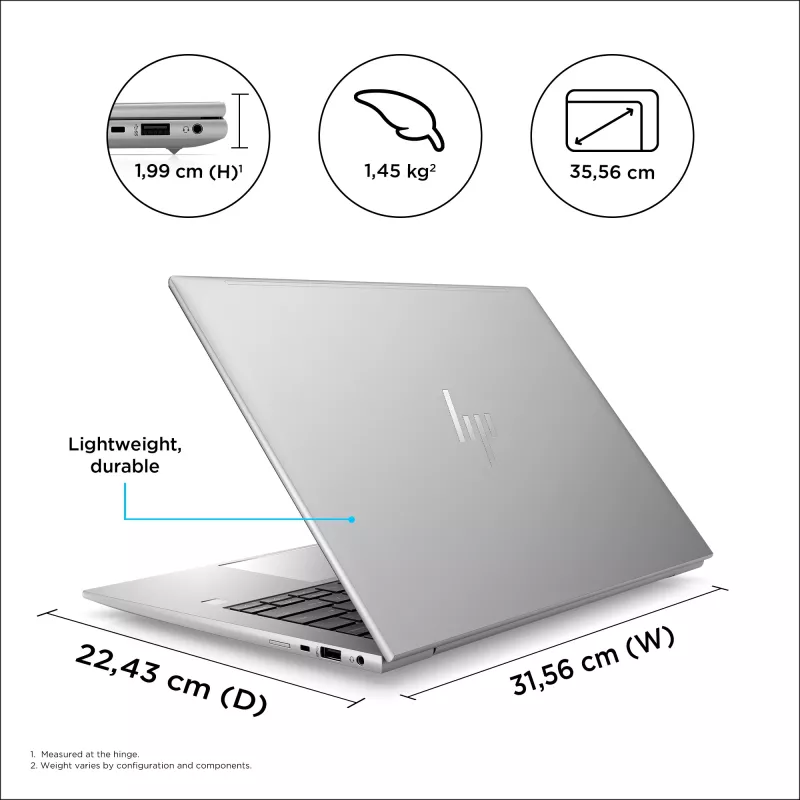 Mobilioji darbo stotis HP ZBook Firefly G10 14 colių Intel Core i7 16 GB RAM 1 TB SSD NVIDIA RTX A500 Windows 11 Pro