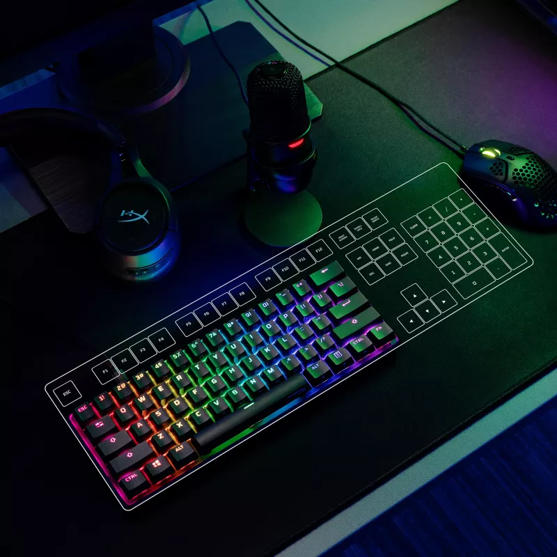 HyperX Alloy Origins 60 - mechaninė žaidimų klaviatūra - HX Red