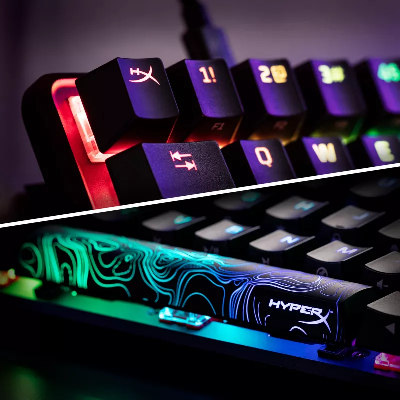 HyperX Alloy Origins 60 - mechaninė žaidimų klaviatūra - HX Red