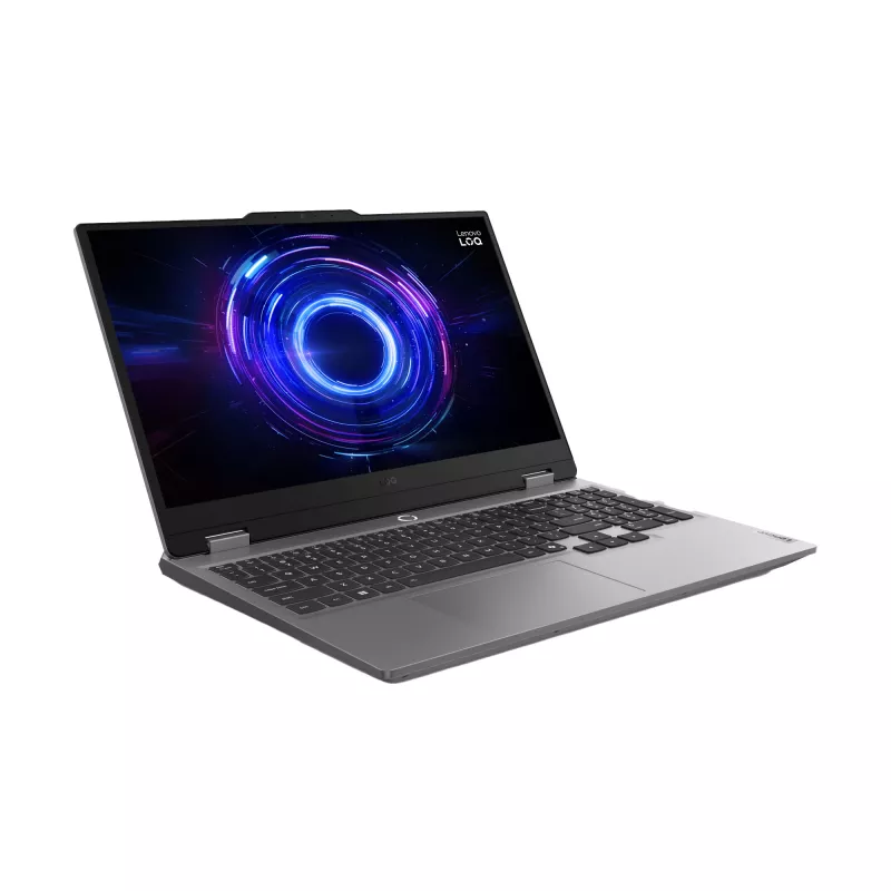 Lenovo LOQ 15IRX10 Intel® Core™ i7 i7-13650HX Nešiojamasis kompiuteris 39.6 cm (15.6 colių) Full HD 16 GB DDR5-SDRAM 1 TB SSD NVIDIA GeForce RTX 5070 Wi-Fi 6 (802.11ax) Windows 11 Home Vokiška Pilka