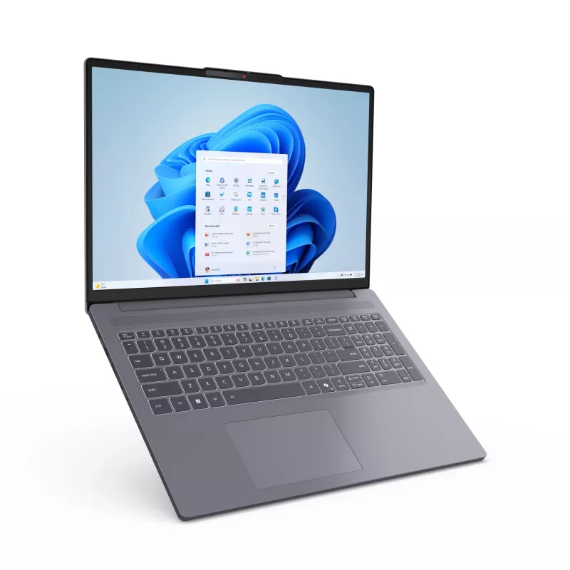 Lenovo IdeaPad plonas 3 16ARP10 AMD Ryzen™ 3 7335U nešiojamasis kompiuteris 40,6 cm (16 colių) WUXGA 8 GB DDR5-SDRAM 512 GB SSD Wi-Fi 7 (802.11be) Windows 11 Home vokiečių pilka