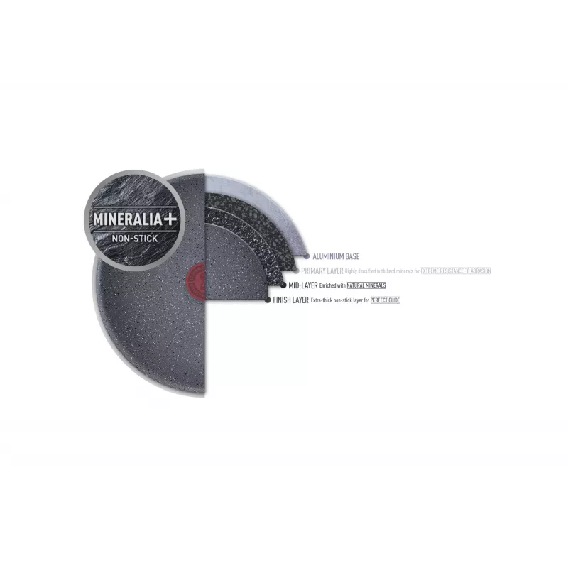 Universali keptuvė Tefal Healthy Chef G15002, apvali, 20 cm, pilka