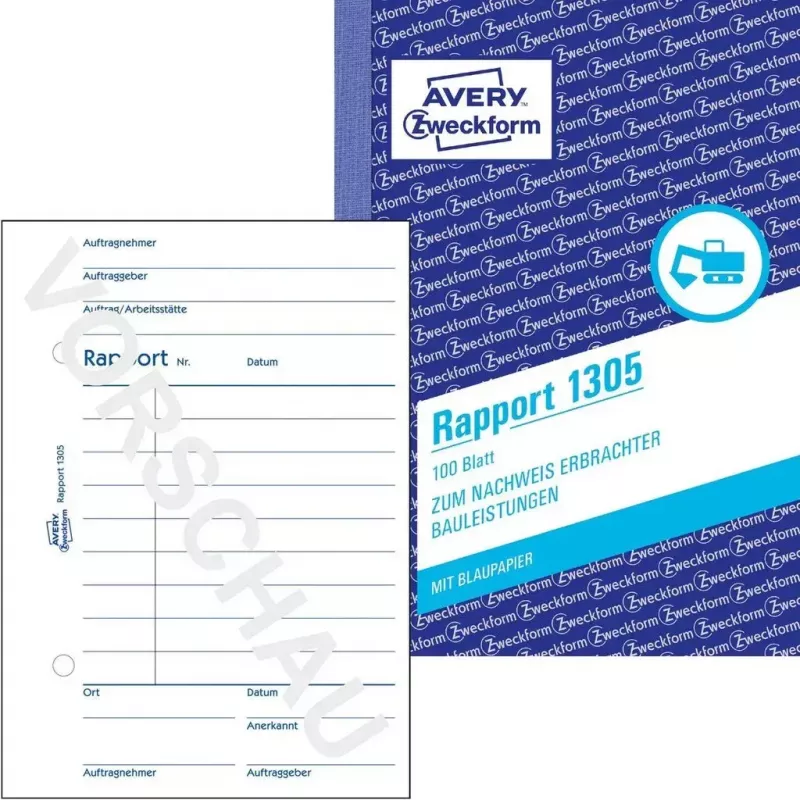 Apskaitos forma/knygelė A6 Avery 1305