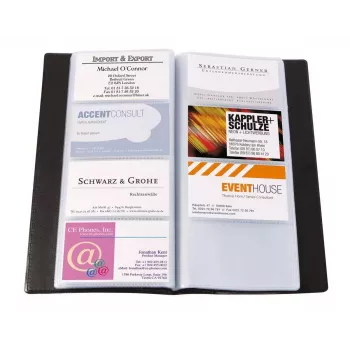 Business Card Holder Sigel VZ172 Plastic Juoda