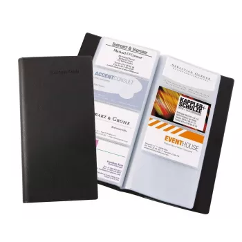 Business Card Holder Sigel VZ172 Plastic Juoda