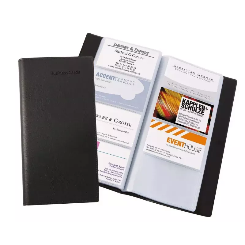 Business Card Holder Sigel VZ172 Plastic Juoda