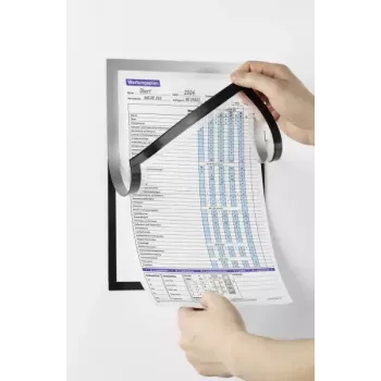 Magnetinis rėmelis A4 Patvarus Duraframe Sidabrinis