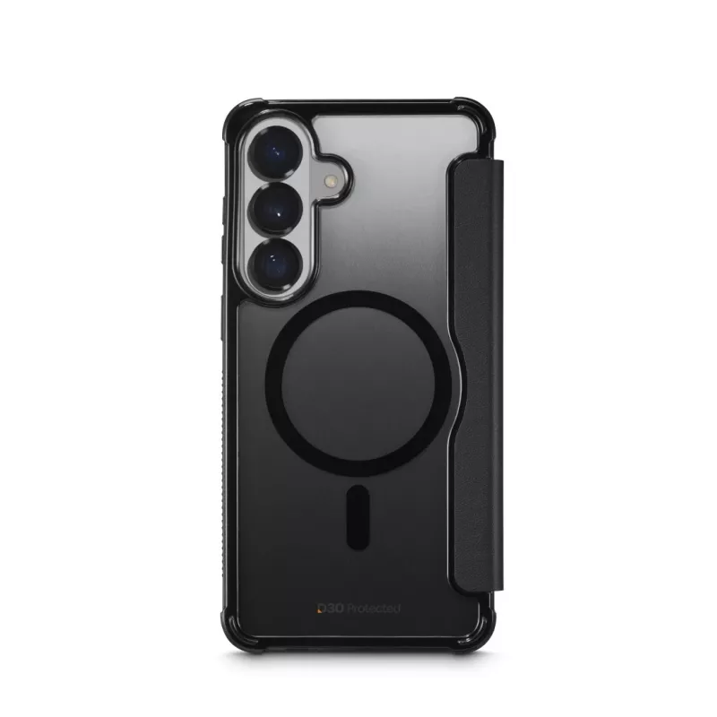 HAMA folio telefono dėklas Samsung Galaxy S26+ (6.7 col., 17 cm) — Extreme Protect, juodas, 2 kortelių kišenėlės