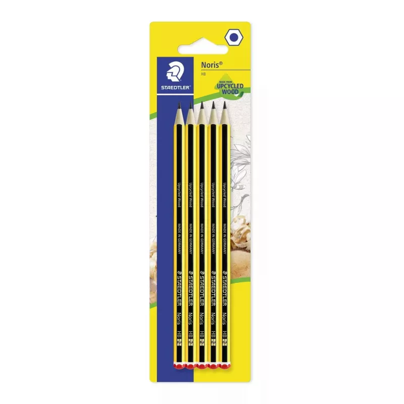 Pieštukai Staedtler Noris 120 5 vnt. PEFC sertifikuoti