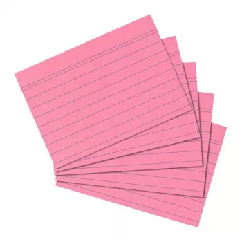 Kortelės Herlitz 10835890 Pink Rose 100 vnt.