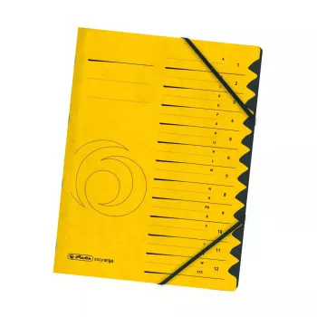 Skirtukas Herlitz 10843340 geltonas A4