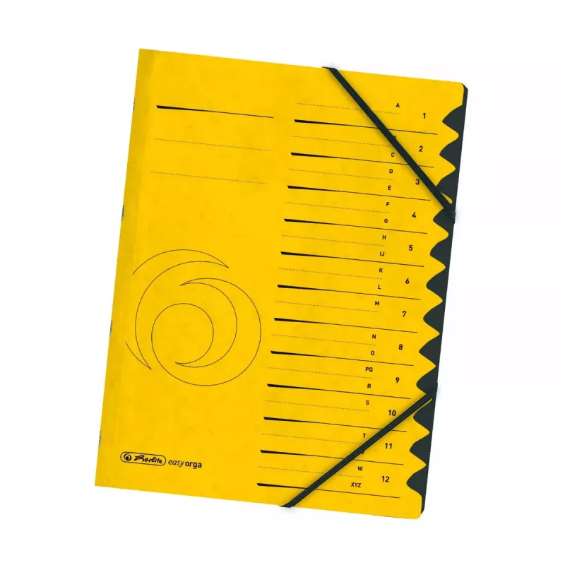 Skirtukas Herlitz 10843340 geltonas A4