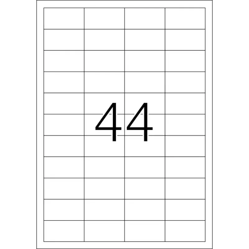 Etiketės HERMA A4 48,3x25,4 mm baltos ypač stipriai prilimpančios 1100 vnt.