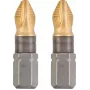 Atsuktuvo antgalis KWB 124102 2 vnt. Pozidriv PZ 2 25 mm šešiakampis