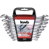 Atvirų galvučių raktų rinkinys KWB 470390 8 vnt. 234x162x40 mm